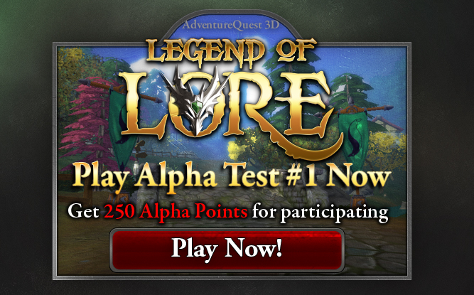 Play the Alpha Test of AdventureQuest 3D