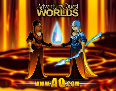Journey to the volcanic Isle of Fotia in online adventure game AQWorlds 