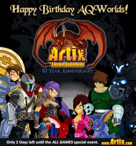 AQWorlds turns 4!